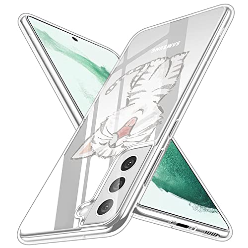 Verco Handyhülle für Samsung S22 Case, Premium Muster Handy Cover für Samsung Galaxy S22 Hülle weiches Flexibles TPU Case, Katze Motiv Verco Handyhülle für Samsung S22 Case, Premium Muster Handy Cover für Samsung Galaxy S22 Hülle weiches Flexibles TPU Case, Katze Motiv von Verco