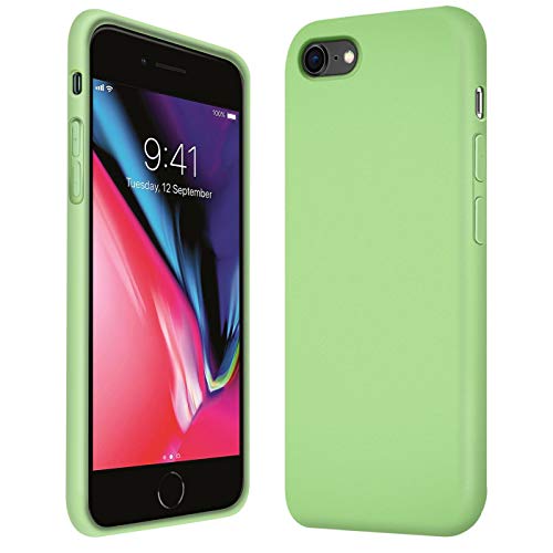 Verco Handyhülle für iPhone SE 2020 2022 Hülle Silikon, Hülle Flex TPU Gel [weiches Innenfutter] Case für iPhone 7/8 Schutzhülle Stoßfest (4,7 Zoll), Grün von Verco