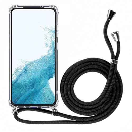Verco Handykette für Samsung Galaxy A14 4G / 5G Hülle, Schutzhülle mit Kordel für Galaxy A14 Hülle mit Band 2. Generation Case Halskette zum umhängen, Schwarz Verco Handykette für Samsung Galaxy A14 4G / 5G Hülle, Schutzhülle mit Kordel für Galaxy A14 Hülle mit Band 2. Generation Case Halskette zum umhängen, Schwarz von Verco