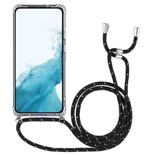 Verco Handykette für Samsung Galaxy A53 5G Hülle, Schutzhülle mit Kordel für Galaxy A53 5G Hülle mit Band 2. Generation Case Halskette zum umhängen, Schwarz/Weiss Verco Handykette für Samsung Galaxy A53 5G Hülle, Schutzhülle mit Kordel für Galaxy A53 5G Hülle mit Band 2. Generation Case Halskette zum umhängen, Schwarz/Weiss von Verco