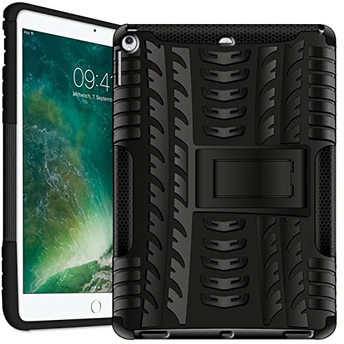 Verco Hülle für Neu iPad 2018/2017 9.7, Outdoor Schutzhülle Armor Tablet Case Cover (6. Generation), Schwarz von Verco