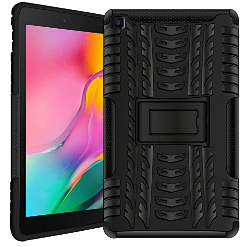 Verco Hülle für Samsung Galaxy Tab A 8.0 2019, Outdoor Schutzhülle Armor Tablet Case Cover [T290 / T295], Schwarz von Verco