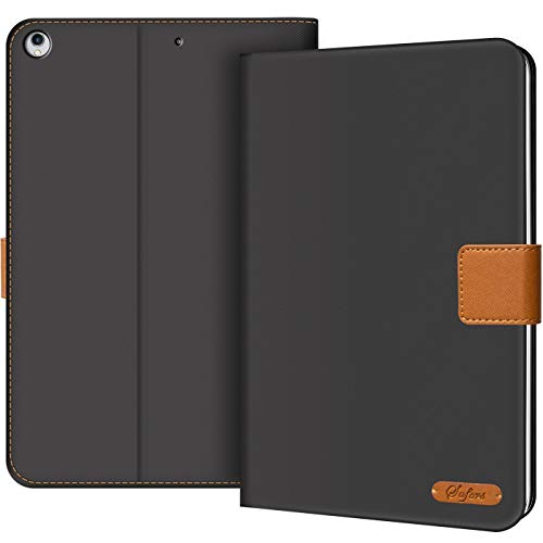 Verco Hülle für iPad Air (2013 Modell), Schutzhülle Tablet Tasche Standfunktion Cover, Schwarz von Verco