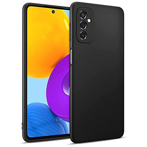 Verco Kompatibel mit Samsung Galaxy M52 5G Hülle, Matte Rückschale Schutzhülle für Samsung M52 5G Case Silikon Handyhülle - Schwarz von Verco