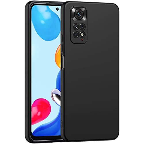 Verco Kompatibel mit Xiaomi Redmi Note 11 Hülle, Redmi Note 11S Matte Rückschale Schutzhülle für Redmi Note 11 / 11s Case Silikon Handyhülle - Schwarz Verco Kompatibel mit Xiaomi Redmi Note 11 Hülle, Redmi Note 11S Matte Rückschale Schutzhülle für Redmi Note 11 / 11s Case Silikon Handyhülle - Schwarz von Verco