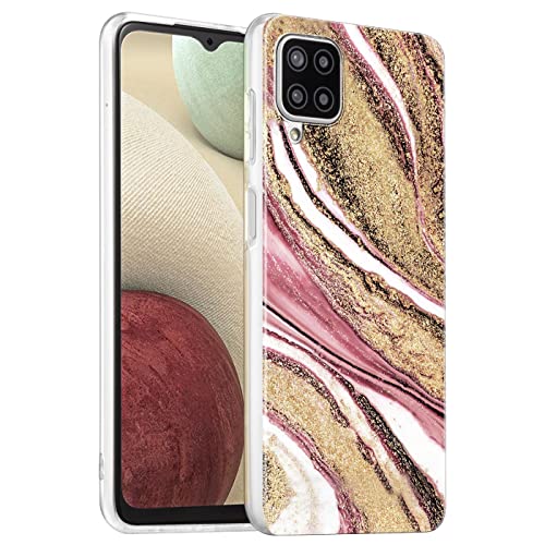 Verco Marmor Case für Samsung Galaxy A22 4G, Samsung M22 Hülle Silikon Handyhülle mit Motiv für Samsung A22 4G / M22 Schutzhülle von Verco