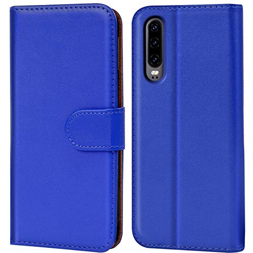 Verco kompatibel mit P30 Hülle, Handyhülle für Huawei P30 Tasche PU Leder Booklet Flip Case - Blau Verco kompatibel mit P30 Hülle, Handyhülle für Huawei P30 Tasche PU Leder Booklet Flip Case - Blau von Verco