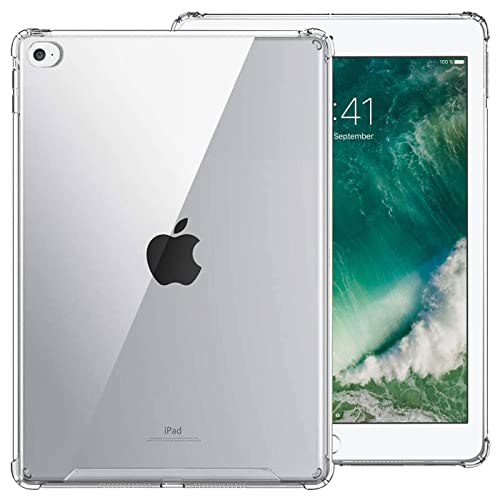 Verco ultraleichte Tablet-Hülle für iPad Air 2, (2. Gen. 2014) Robustes Case verstärkter Kantenschutz Schutzhülle für Apple iPad Air 2 Hülle Transparent von Verco