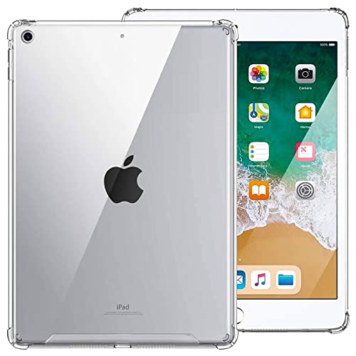 Verco ultraleichte Tablet-Hülle für iPad Mini 1/2/3, Robustes Case verstärkter Kantenschutz Schutzhülle für Apple iPad Mini 3/2 / 1 Hülle Transparent von Verco