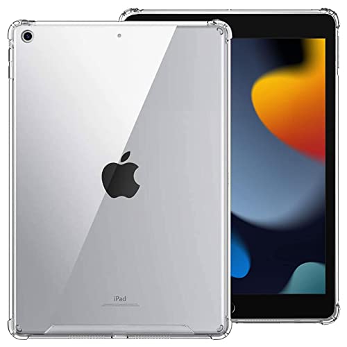 Verco ultraleichte Tablet-Hülle für iPad Mini 5 7.9 Zoll, (2019 Modell) Robustes Case verstärkter Kantenschutz Schutzhülle für Apple iPad Mini 5 Hülle Transparent von Verco