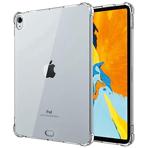 Verco ultraleichte Tablet-Hülle für iPad Pro 12.9 Zoll 2018 Modell, Robustes Case verstärkter Kantenschutz Schutzhülle für Apple iPad Pro 12.9 2018 Hülle Transparent von Verco