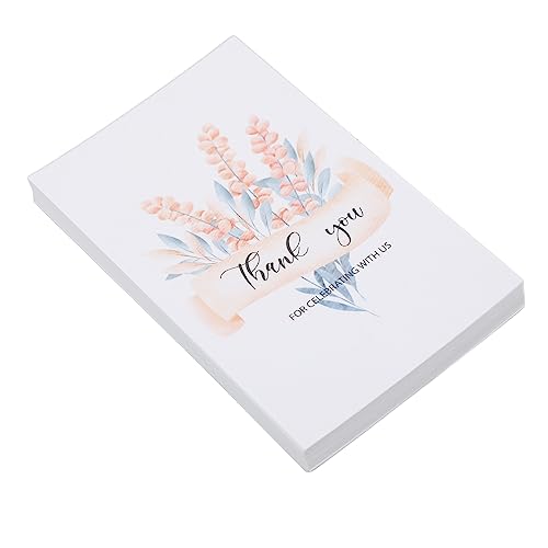 Verdant Touch Dankeskarten, Dankeskarten, Wertschätzungskarten, 150 Stück, beschichtetes Papier, Dankbarkeitskarten für Familie, Freunde, sie, ihn, Set von Verdant Touch
