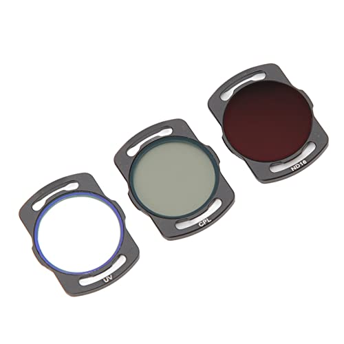 Verdant Touch UVCPLND16 Filterdrohne UVCPLND16 Filter-Set für Avata Drohne O3 Lufteinheit, 3er-Pack, Rahmen aus Aluminiumlegierung, ACG-Optisches Glaslinse von Verdant Touch