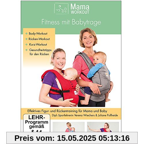MamaWORKOUT - Fitness mit Babytrage -- Das gesundheitsorientierte Programm von Expertin Verena Wiechers MamaWORKOUT - Fitness mit Babytrage -- Das gesundheitsorientierte Programm von Expertin Verena Wiechers von Verena Wiechers