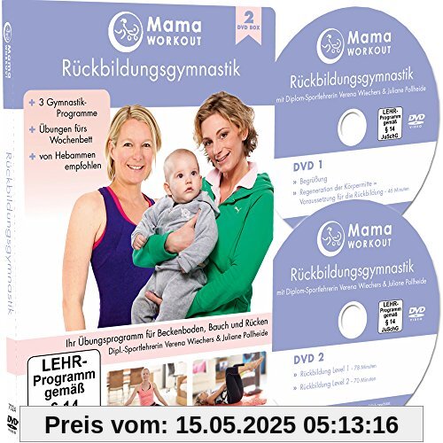 MamaWORKOUT - Rückbildungsgymnastik (2 DVDs) ++ Das Standardwerk von Expertin Verena Wiechers, Leiterin der Akademie für Prä- & Postnatales Training von Verena Wiechers