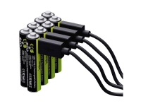 Verico LoopEnergy USB-C Wiederaufladbare AAA Batterie Lithium 600 mAh 1,5 V 8 Stück von Verico