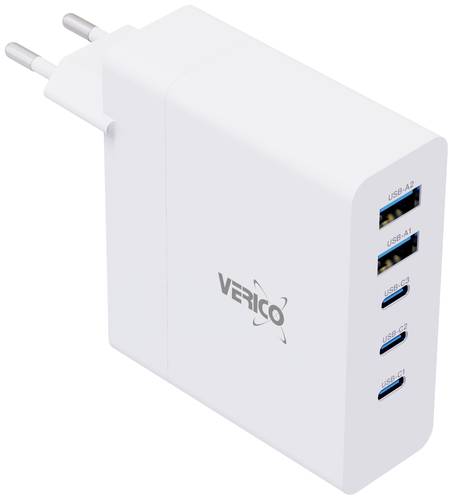 Verico Mojo 140W GaN 5 USB-Ladegerät 140W Steckdose Ausgangsstrom (max.) 3250mA Anzahl Ausgänge: 5 von Verico
