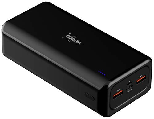 Verico Power Pro PD Powerbank 30000 mAh LiPo USB-A, USB-C® Schwarz von Verico
