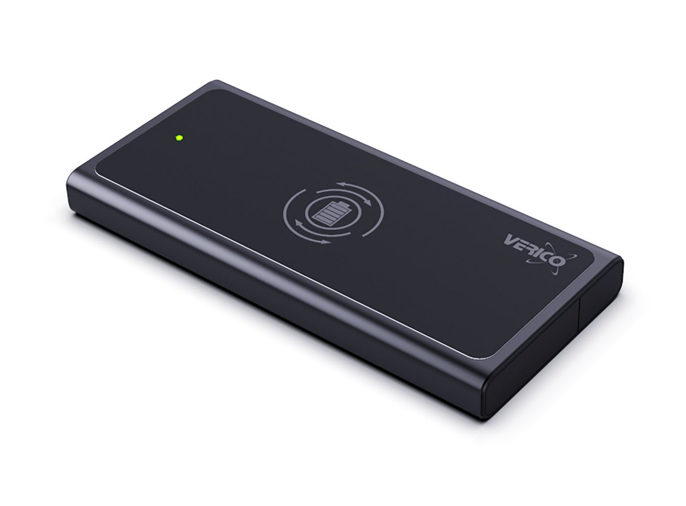 Verico Qi Wireless Powerbank mit PD-Ladeanschluss Powerbank Akku 10000 mAh von Verico