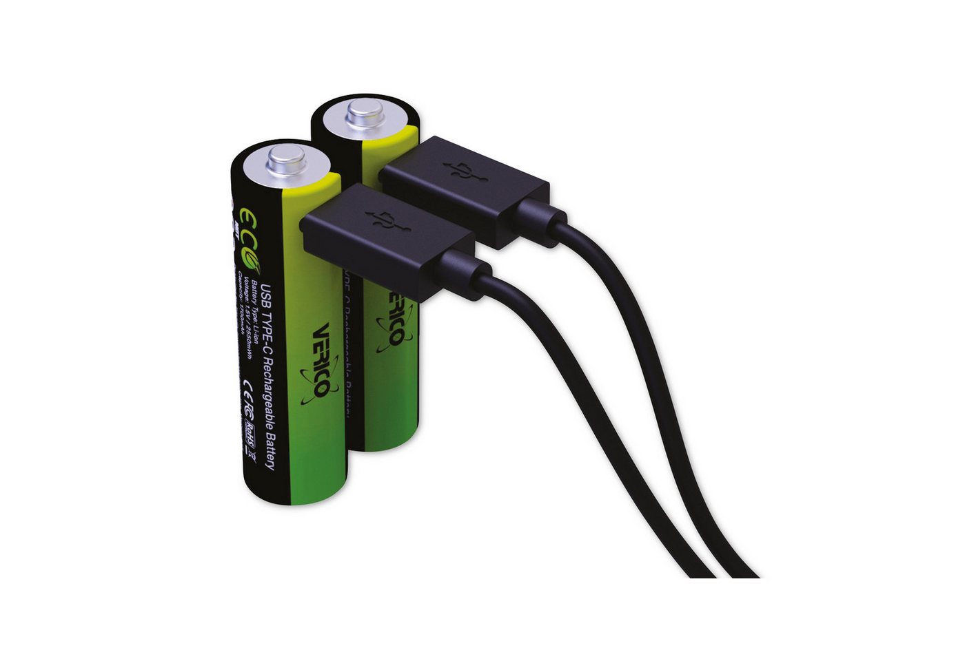 Verico VERICO LiIon-Akku Loop Energy AA, mit USB-C Akku Verico VERICO LiIon-Akku Loop Energy AA, mit USB-C Akku von Verico