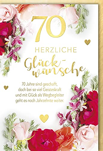 Verlag Dominique - 70. Geburtstag mit Briefumschlag - von Verlag Dominique