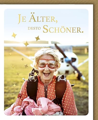 Verlag Dominique Glückwunschkarte Geburtstag Snapshot Je Älter, desto schöner - mit Umschlag von Verlag Dominique