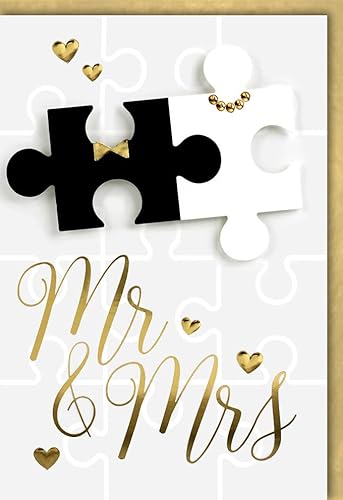 Verlag Dominique Hochzeitskarte Mr und Mrs Puzzle - mit Umschlag von Verlag Dominique