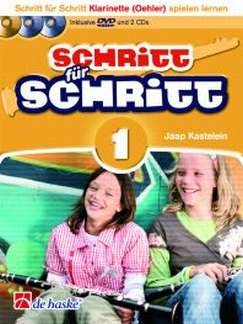 SCHRITT FUER SCHRITT 1 - arrangiert für Klarinette - mit DVD - mit 2 CD´s [Noten/Sheetmusic] Komponist : KASTELEIN JAAP von Verlag Hal Leonard MGB