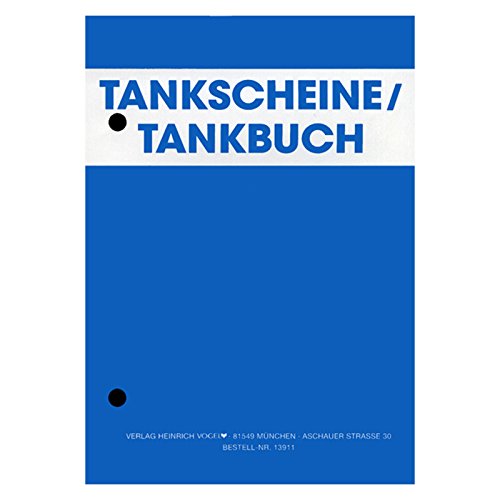 Tankschein-Block DIN A6 Tankbuch Kontrollbuch Treibstoff Nachweis von Verlag Heinrich Vogel