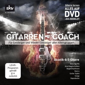 Gitarren-Coach, 1 DVD m. Big Booklet von Verlag SKV Sven Kessler Verlag
