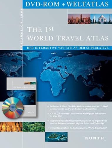The 1st World Travel Atlas : DVD-Rom + Weltatlas von Verlag Wolfgang Kunth
