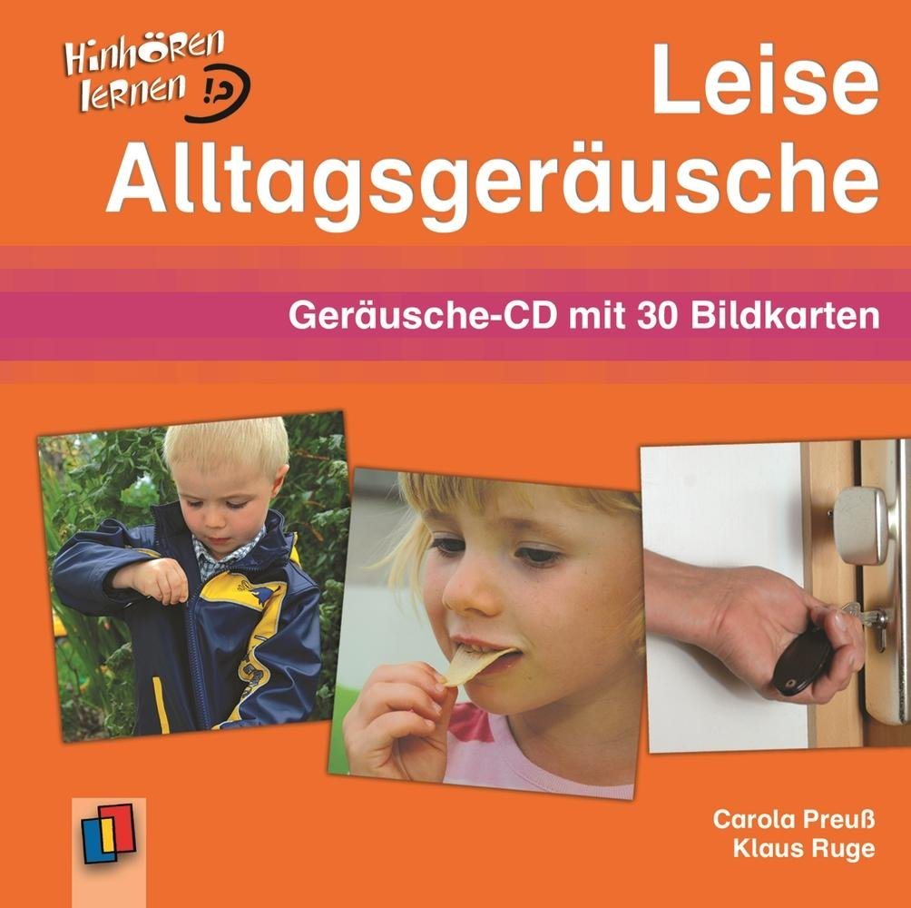 Verlag an der Ruhr Hörspiel-CD Leise Alltagsgeräusche, 1 Audio-CD + 30 Bildkarten von Verlag an der Ruhr