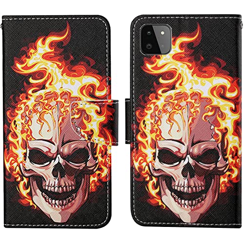 Verpotex Kompatibel mit Samsung Galaxy A22 5G Hülle, Handyhülle Samsung A22 5G Hülle Lederhülle Leder Klappbar Flip Case Tasche Magnet Kartenfach Klapphülle Schutzhülle Samsung A22 5G (Schädel) Verpotex Kompatibel mit Samsung Galaxy A22 5G Hülle, Handyhülle Samsung A22 5G Hülle Lederhülle Leder Klappbar Flip Case Tasche Magnet Kartenfach Klapphülle Schutzhülle Samsung A22 5G (Schädel) von Verpotex