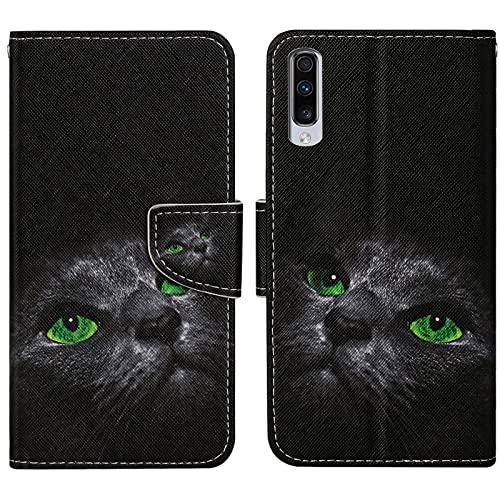 Verpotex Kompatibel mit Samsung Galaxy A50/A30S/A50S Hülle, Handyhülle Samsung A50/A30S/A50S Hülle Lederhülle Leder Klappbar Flip Case Tasche Magnet Kartenfach Klapphülle Schutzhülle (Kat 4) von Verpotex