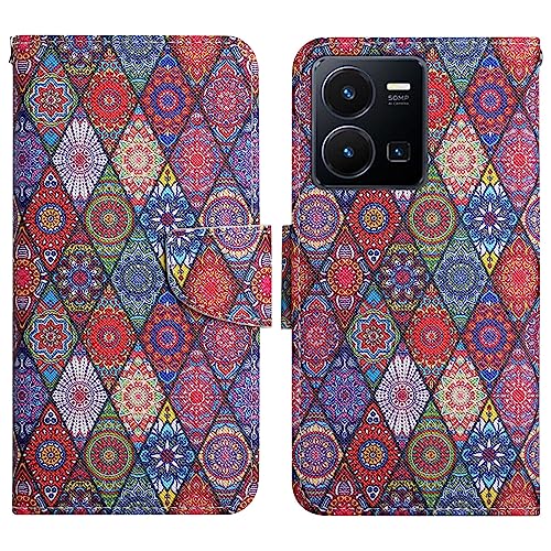 Verpotex Kompatibel mit Vivo Y35 4G 2022/Y22S/Y22 Hülle, Handyhülle Lederhülle Leder Klappbar Case Tasche Magnet Wallet Kartenfach Klapphülle Schutzhülle Hülle Vivo Y35 4G 2022/Y22S/Y22 (Kaleidoskop) Verpotex Kompatibel mit Vivo Y35 4G 2022/Y22S/Y22 Hülle, Handyhülle Lederhülle Leder Klappbar Case Tasche Magnet Wallet Kartenfach Klapphülle Schutzhülle Hülle Vivo Y35 4G 2022/Y22S/Y22 (Kaleidoskop) von Verpotex