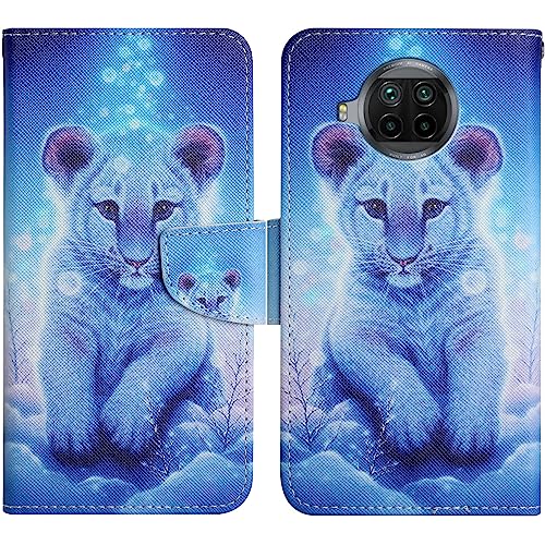 Verpotex Kompatibel mit Xiaomi Mi 10T Lite 5G Hülle, Premium Handyhülle Lederhülle Leder Klappbar Flip Case Magnet Wallet Kartenfach Klapphülle Schutzhülle Hülle Xiaomi Mi 10T Lite 5G (Leopard) von Verpotex