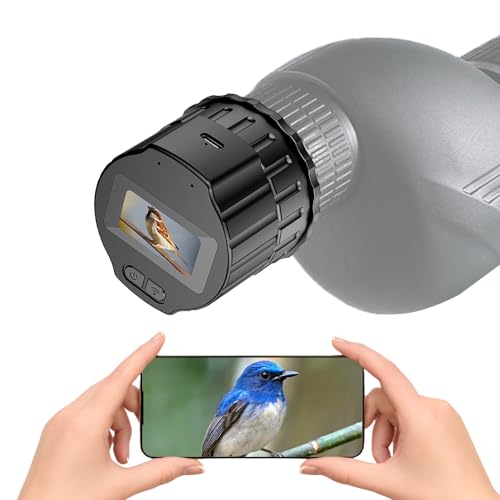 Elektronische Okularkamera für astronomische Teleskope, Mikroskope, kabellose Astrofotografie-Kamera, Teleskopbild HD, 1,5-Zoll-TFT-Display, 1080P FHD, für 28-50-mm-Zielfernrohre Elektronische Okularkamera für astronomische Teleskope, Mikroskope, kabellose Astrofotografie-Kamera, Teleskopbild HD, 1,5-Zoll-TFT-Display, 1080P FHD, für 28-50-mm-Zielfernrohre von VersaGenius