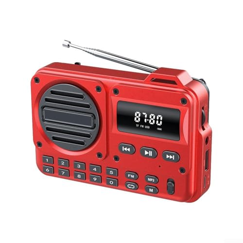 Tragbares, kabelloses AM/FM-Radio mit 1200 mAh wiederaufladbarem Akku, 5-W-Lautsprecher und besten, sowohl AM- als auch FM-Bänder für vielfältiges Hören, Typ-C-Ladeanschluss Tragbares, kabelloses AM/FM-Radio mit 1200 mAh wiederaufladbarem Akku, 5-W-Lautsprecher und besten, sowohl AM- als auch FM-Bänder für vielfältiges Hören, Typ-C-Ladeanschluss von VersaGenius