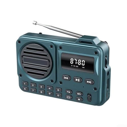 Tragbares, kabelloses AM/FM-Radio mit 1200 mAh wiederaufladbarem Akku, 5-W-Lautsprecher und besten, sowohl AM- als auch FM-Bänder für vielfältiges Hören, Typ-C-Ladeanschluss Tragbares, kabelloses AM/FM-Radio mit 1200 mAh wiederaufladbarem Akku, 5-W-Lautsprecher und besten, sowohl AM- als auch FM-Bänder für vielfältiges Hören, Typ-C-Ladeanschluss von VersaGenius