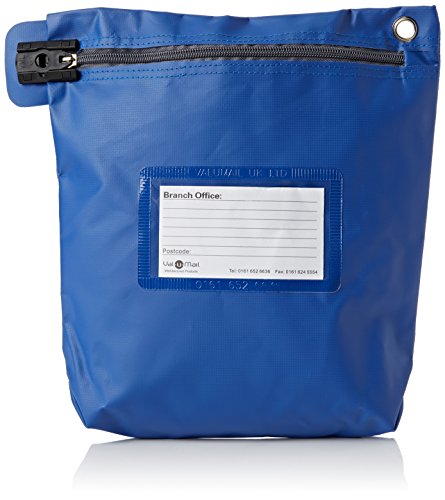 Versapak CCB0 Geldtasche Sicherheits-Reißverschluss schwer medium 267 x 50 x 267 mm blau von Versapak
