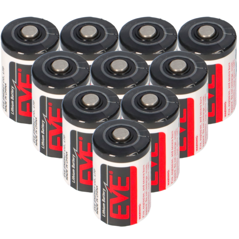 10x EVE Lithium 3,6V Batterie ER14250 1/2 AA ER 14250 von Verschiedene