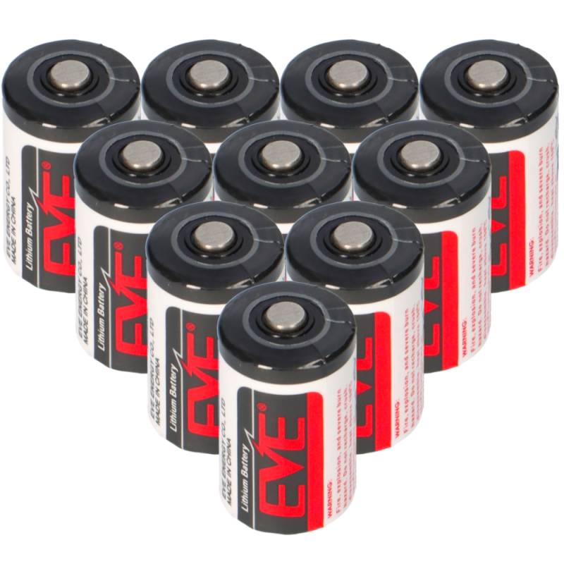 10x EVE Lithium 3,6V Batterie ER14250 1/2 AA ER 14250 von Verschiedene