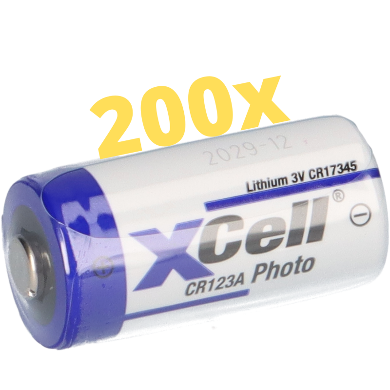 200x CR123A DL123A Batterien 3V CR17345 Ultra Lithium Foto von Verschiedene