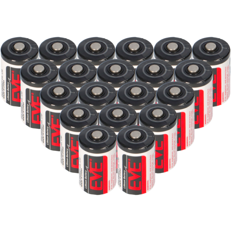 20x EVE Lithium 3,6V Batterie ER14250 1/2 AA ER 14250 20x EVE Lithium 3,6V Batterie ER14250 1/2 AA ER 14250 von Verschiedene