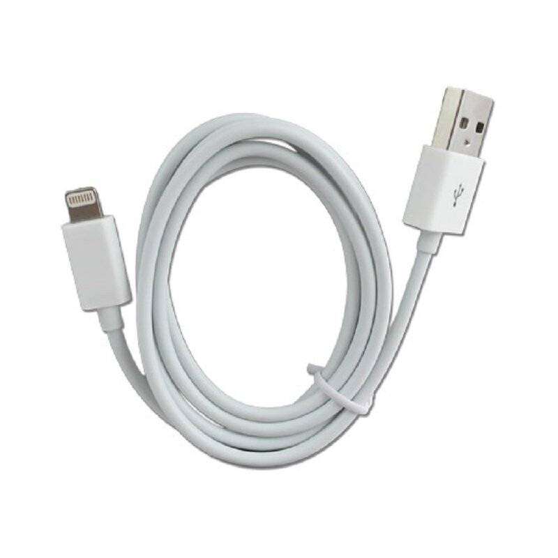 2Go USB Datenkabel für Apple Lighgtning, 1 Meter, weiß von Verschiedene