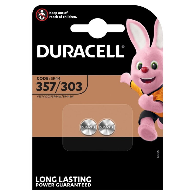 2x Duracell Uhrenbatterie D357 AgO 1,55V 190mAh AgO 2x Duracell Uhrenbatterie D357 AgO 1,55V 190mAh AgO von Verschiedene