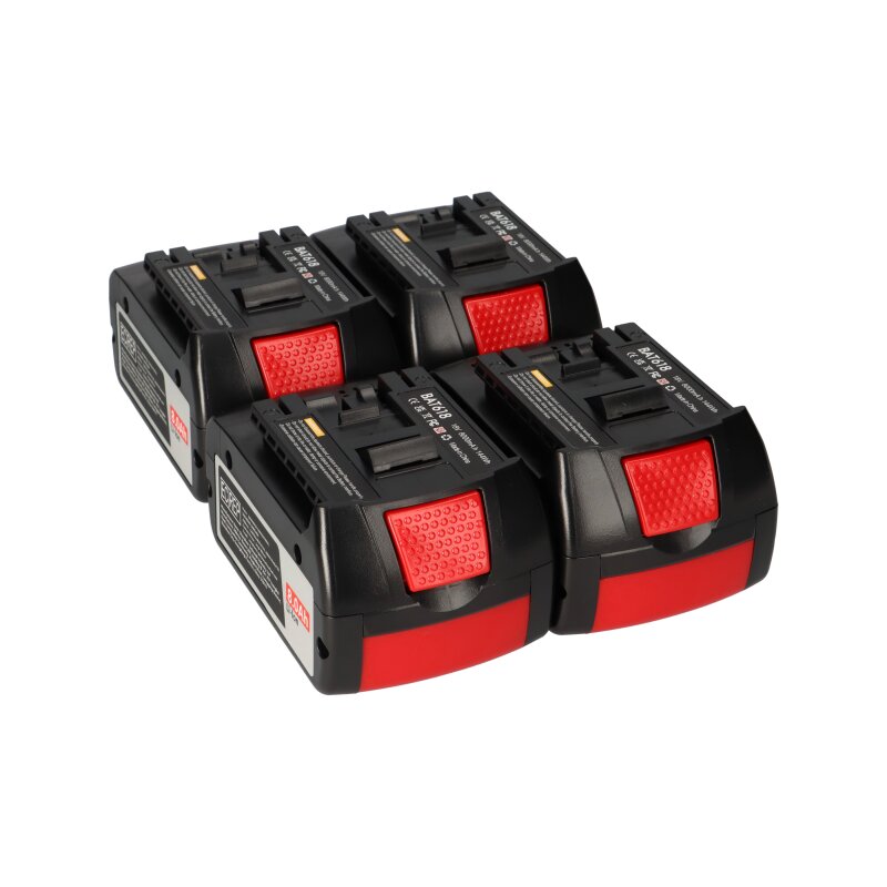 4x Ersatzakku für Bosch Professional 18V 8.0Ah Li-Ion 144Wh 4x Ersatzakku für Bosch Professional 18V 8.0Ah Li-Ion 144Wh von Verschiedene