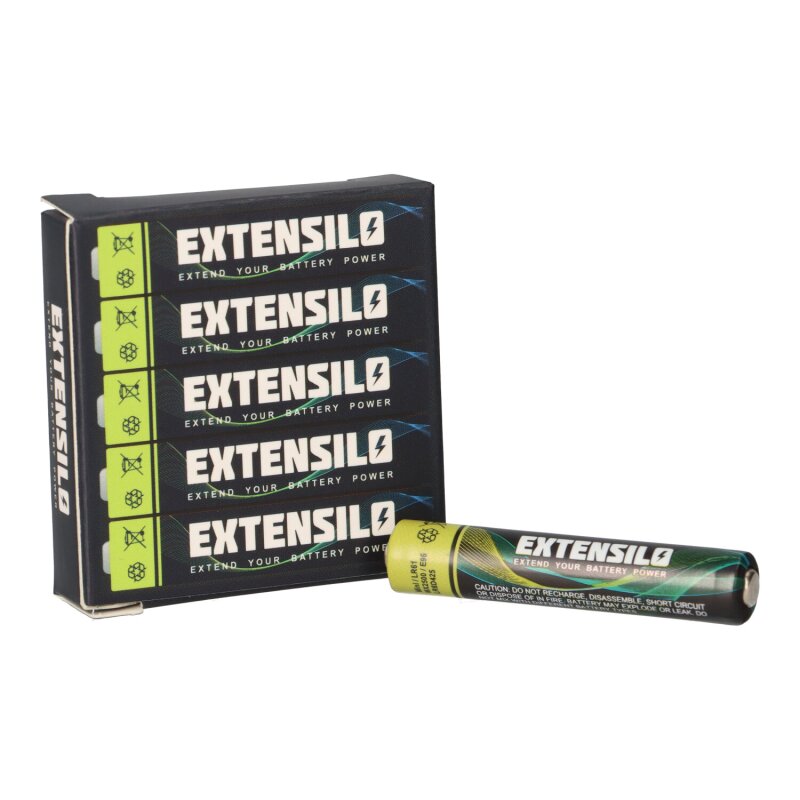 5x Alkaline Batterien Typ AAAA LR61 5x Alkaline Batterien Typ AAAA LR61 von Verschiedene