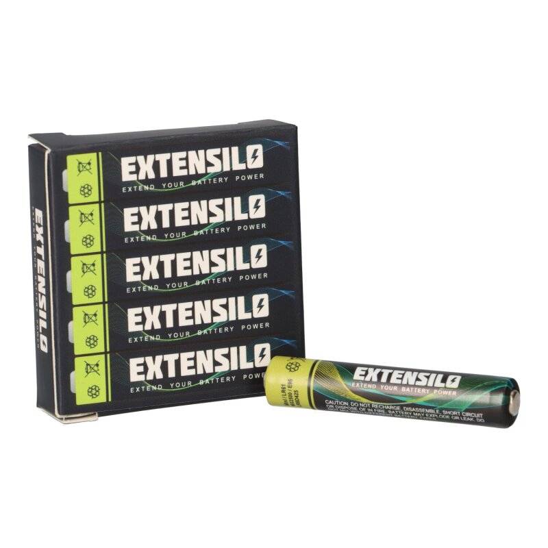5x Alkaline Batterien Typ AAAA LR61 von Verschiedene