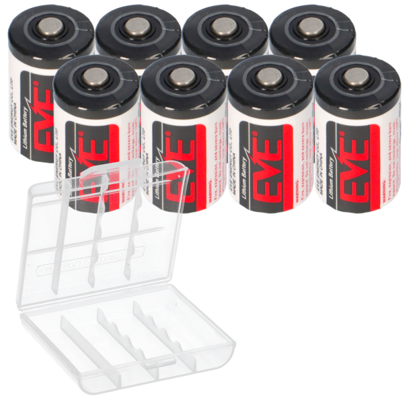 8x EVE Lithium 3,6V Batterie ER14250 1/2 AA ER 14250 + Box 8x EVE Lithium 3,6V Batterie ER14250 1/2 AA ER 14250 + Box von Verschiedene